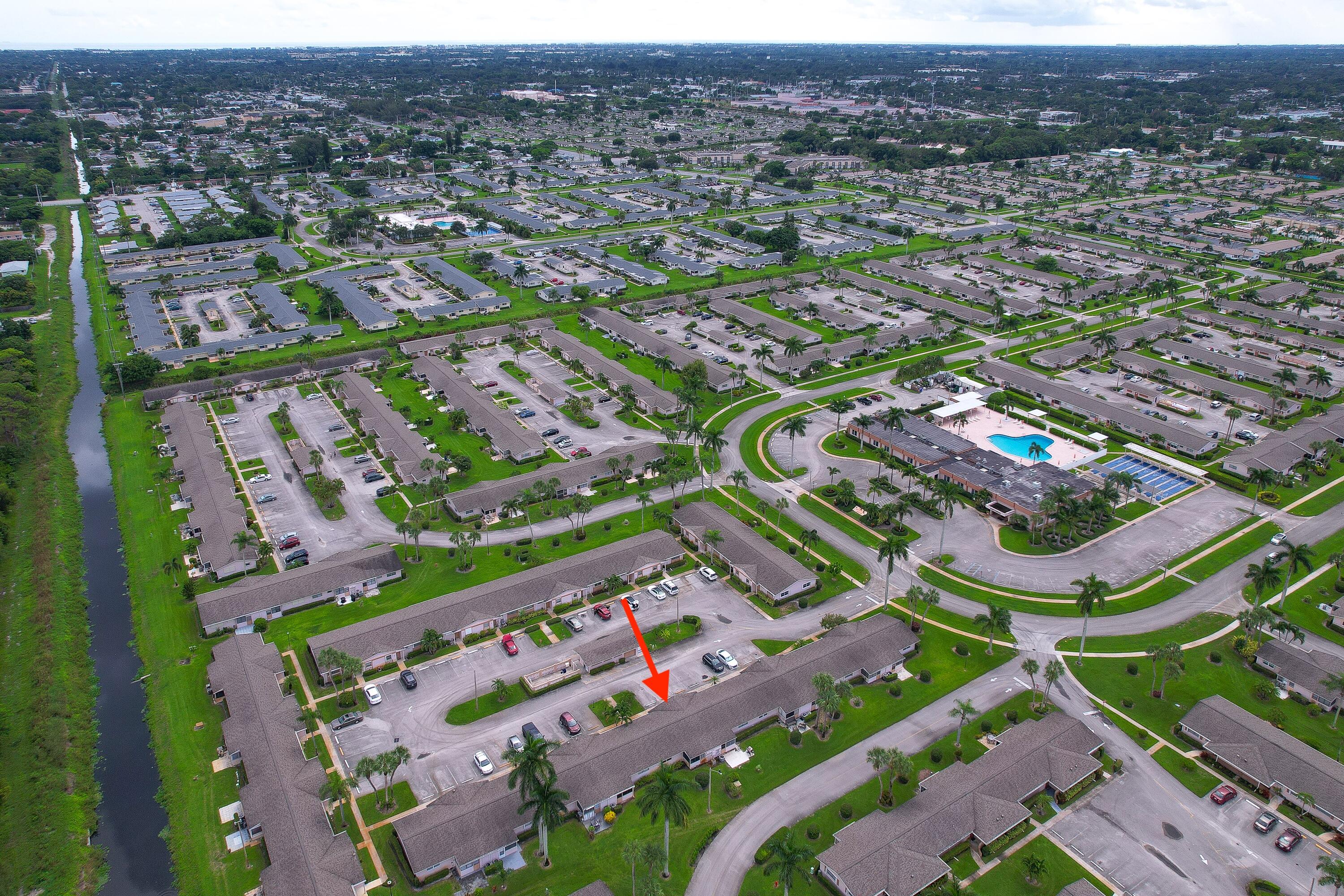 2567 Dudley Drive West, Unit F West Palm Beach, FL 33415 - Photo 38 of 41 an aerial view of multiple house