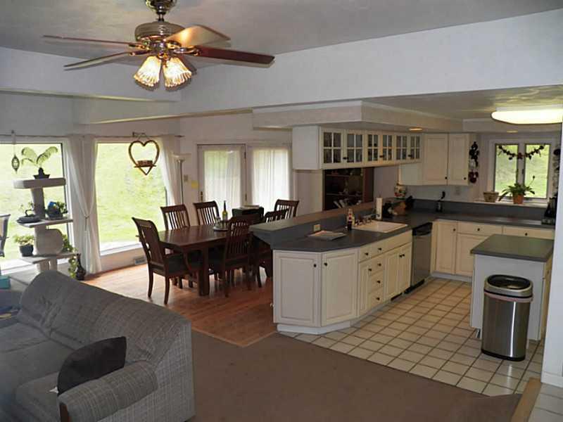 1665 Beighley Road Apollo, PA 15613 - Photo 3 of 20 1st Floor Plan. Spacious Kitchen complete with appliances & center island. Great eat in bar makes the perfect separation from this homes dining room.