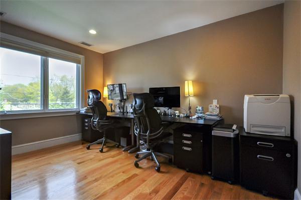 86 McCarthy Road Newton, MA 02459 - Photo 24 of 29 a view of a workspace with furniture and a window