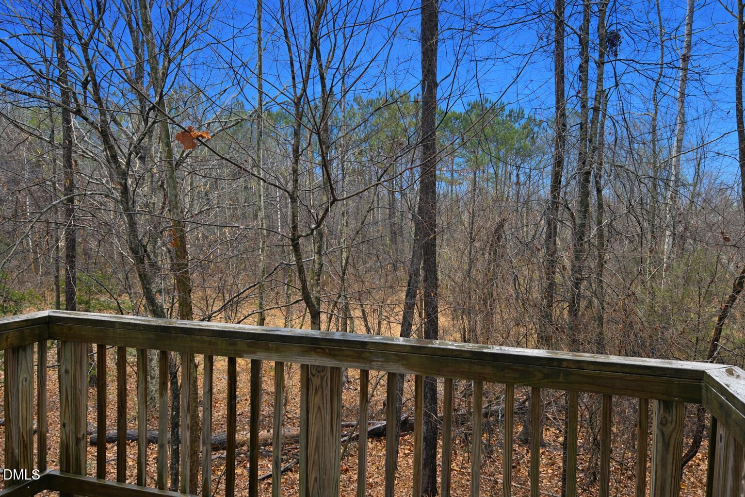 4818 Landover Bluff Way Raleigh, NC 27616 - Photo 30 of 30 a view of a balcony with wooden fence