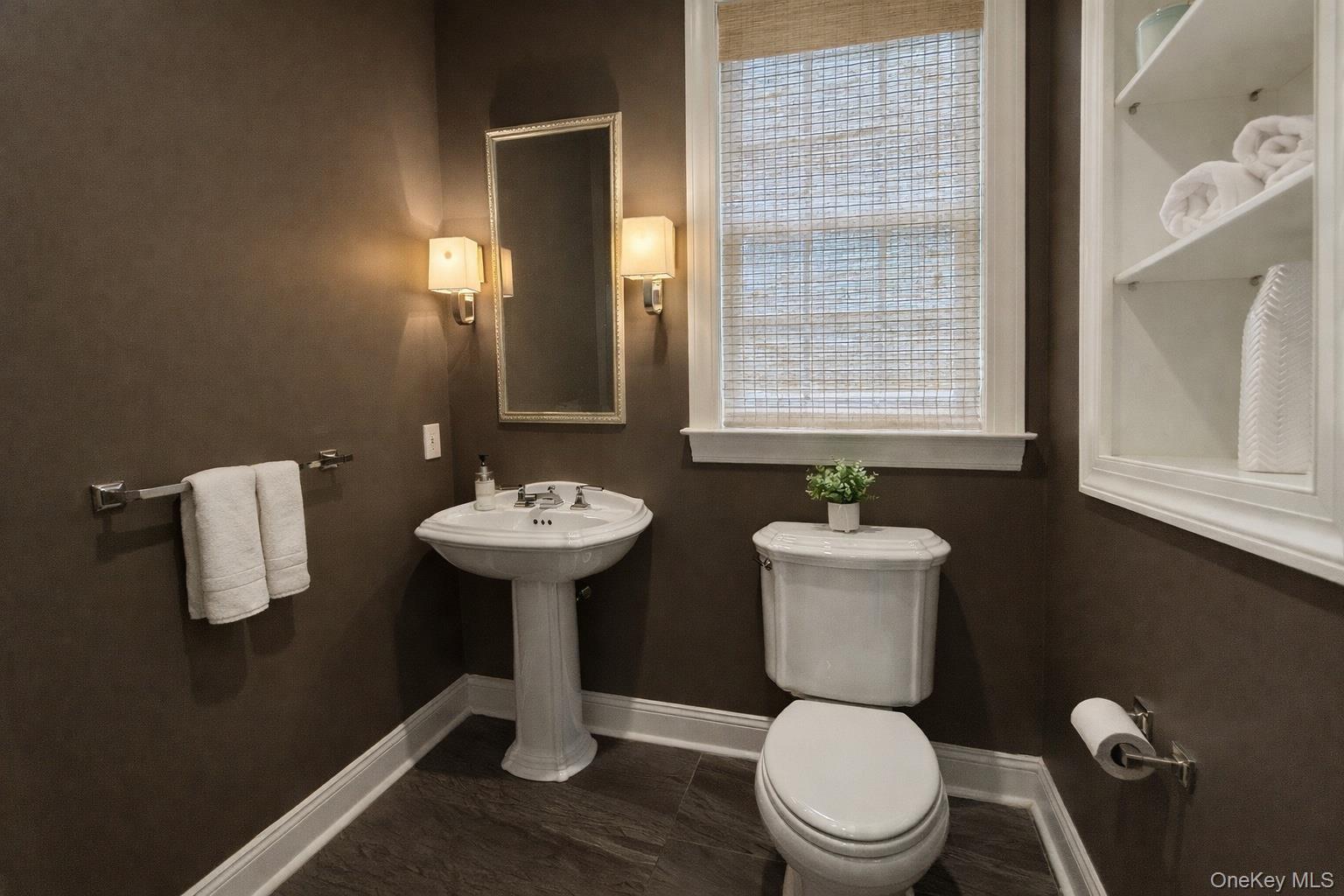 4 Johnson Place Rye, NY 10580 - Photo 10 of 44 Powder room off of foyer