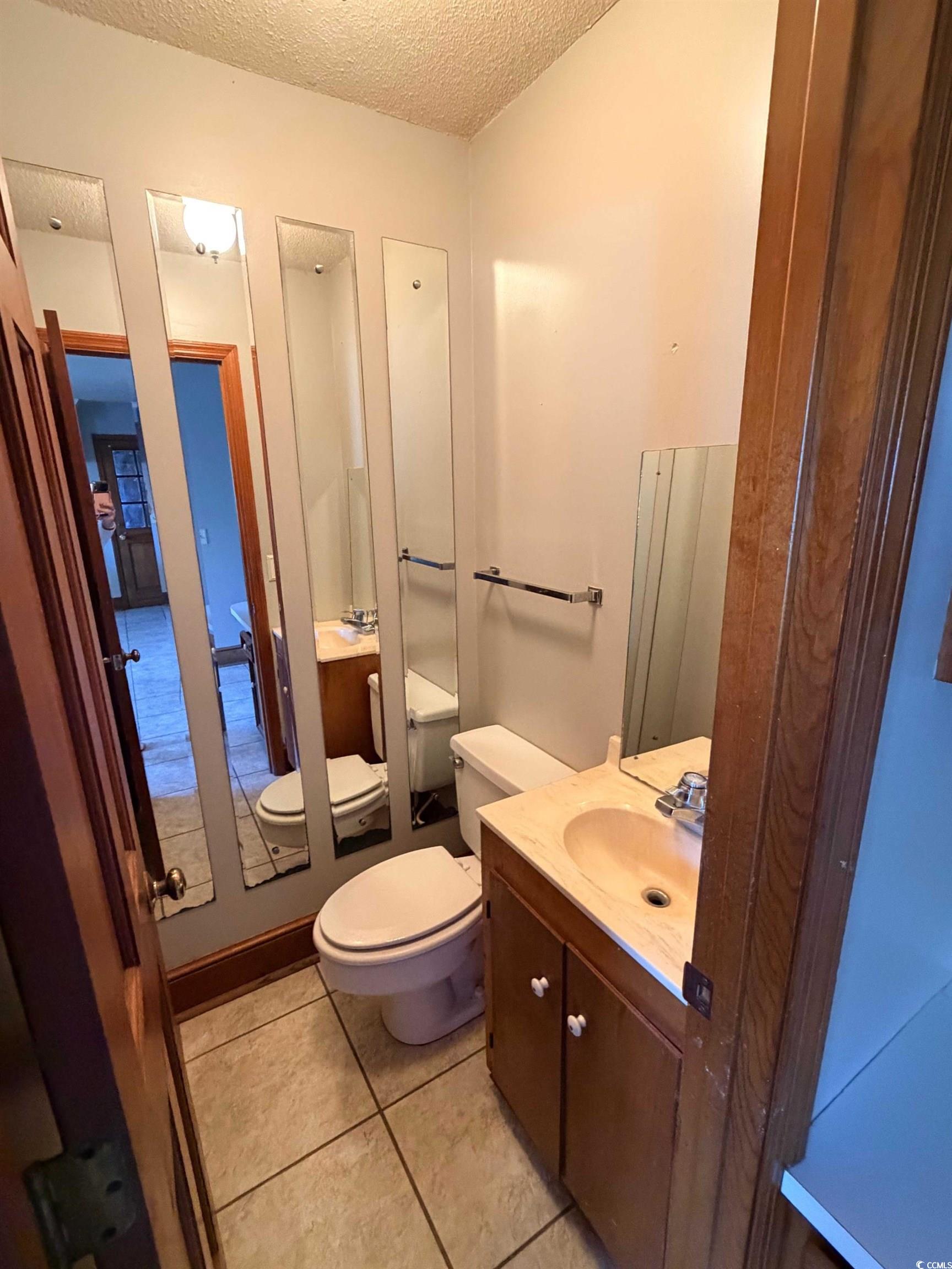 1320 Horseshoe Road Mullins, SC 29574 - Photo 19 of 22 Bathroom featuring vanity and a shower with shower curtain