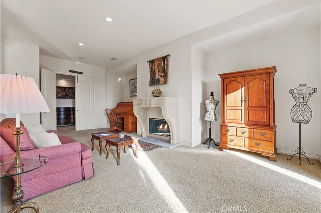a spacious bathroom with a double vanity sink and a mirror