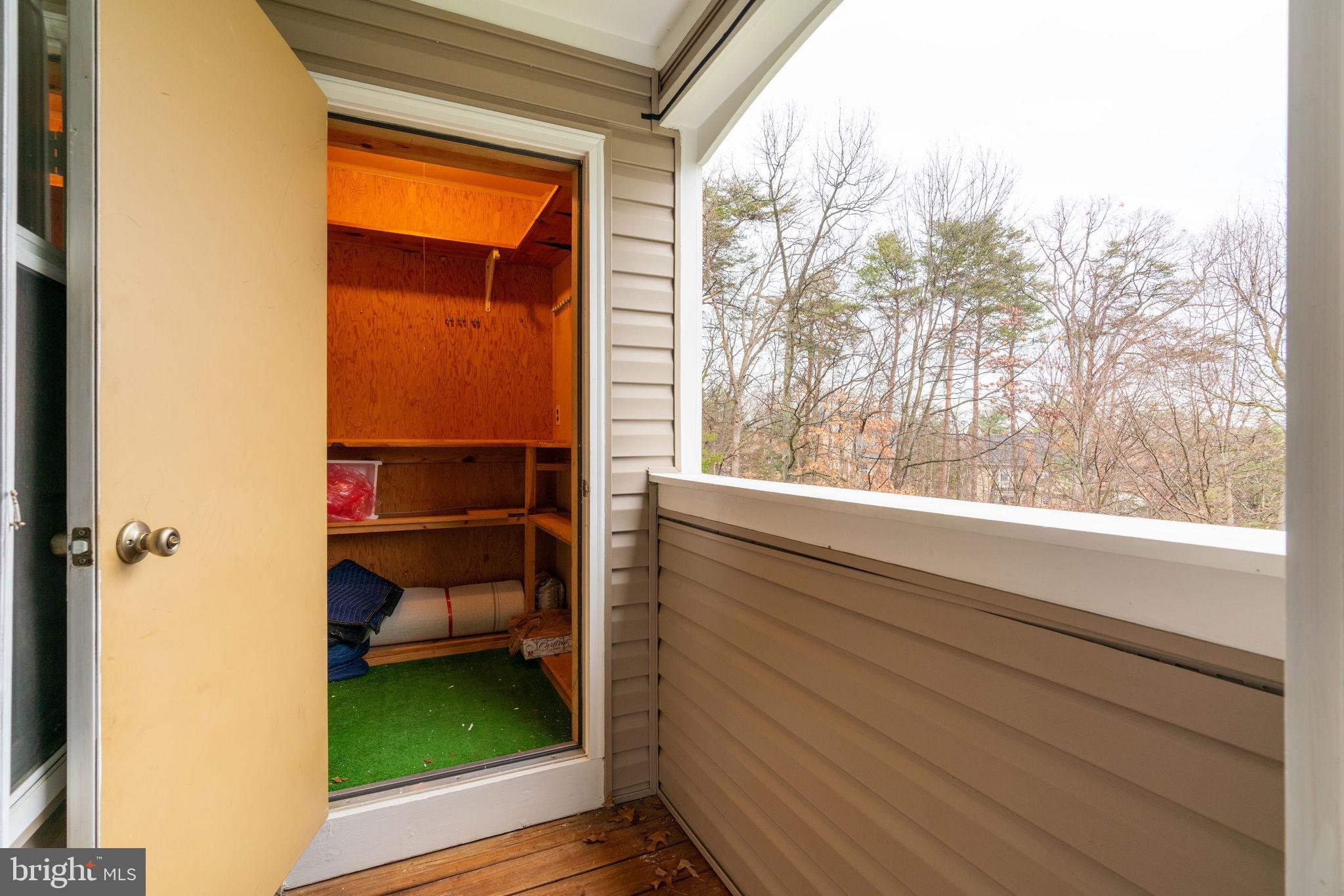 7800 D Harrowgate Circle, Unit 130 Springfield, VA 22152 - Photo 37 of 48 Additional storage off deck