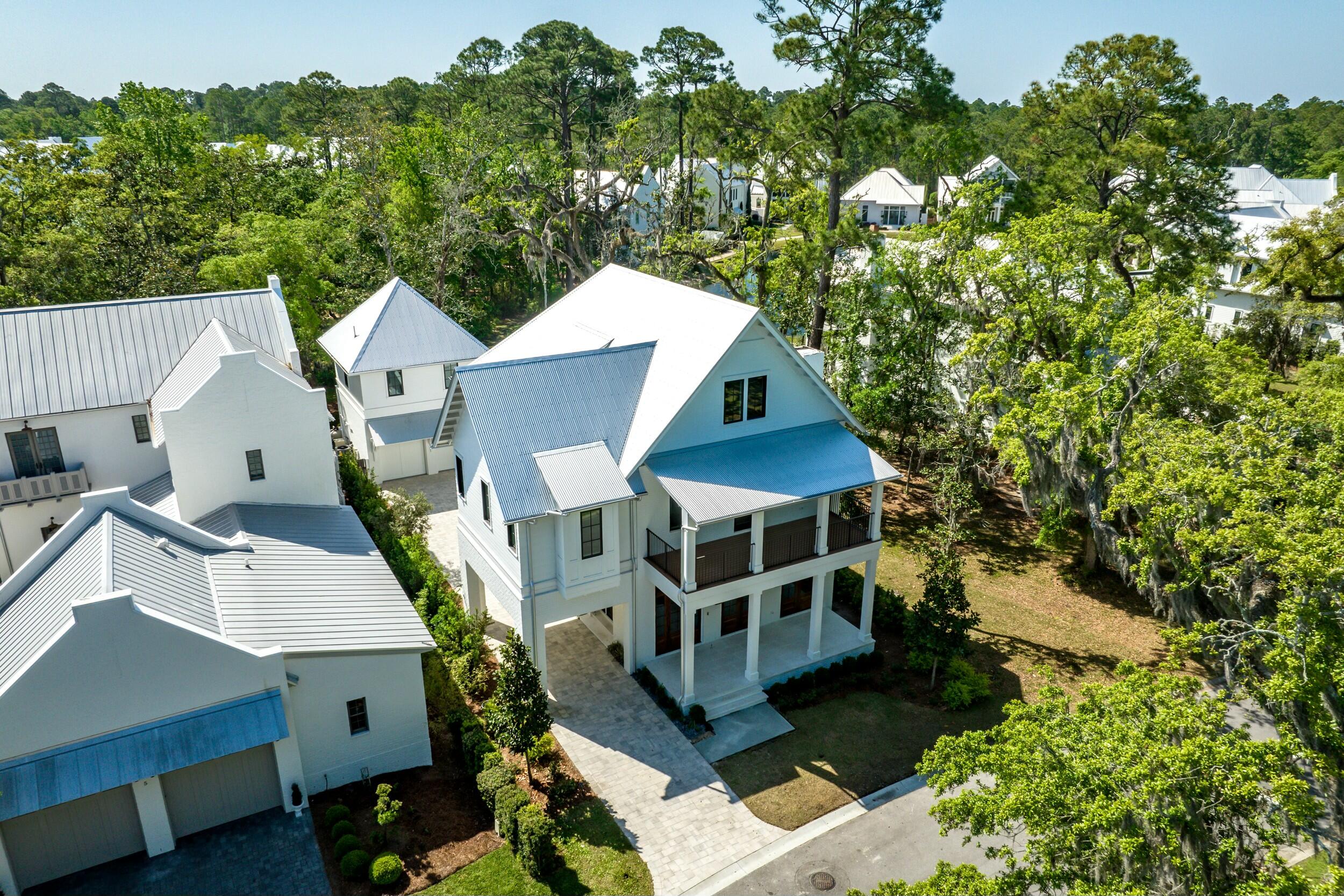 13 Tyler Drive Santa Rosa Beach, FL 32459 - Photo 74 of 78 an aerial view of a house with a yard