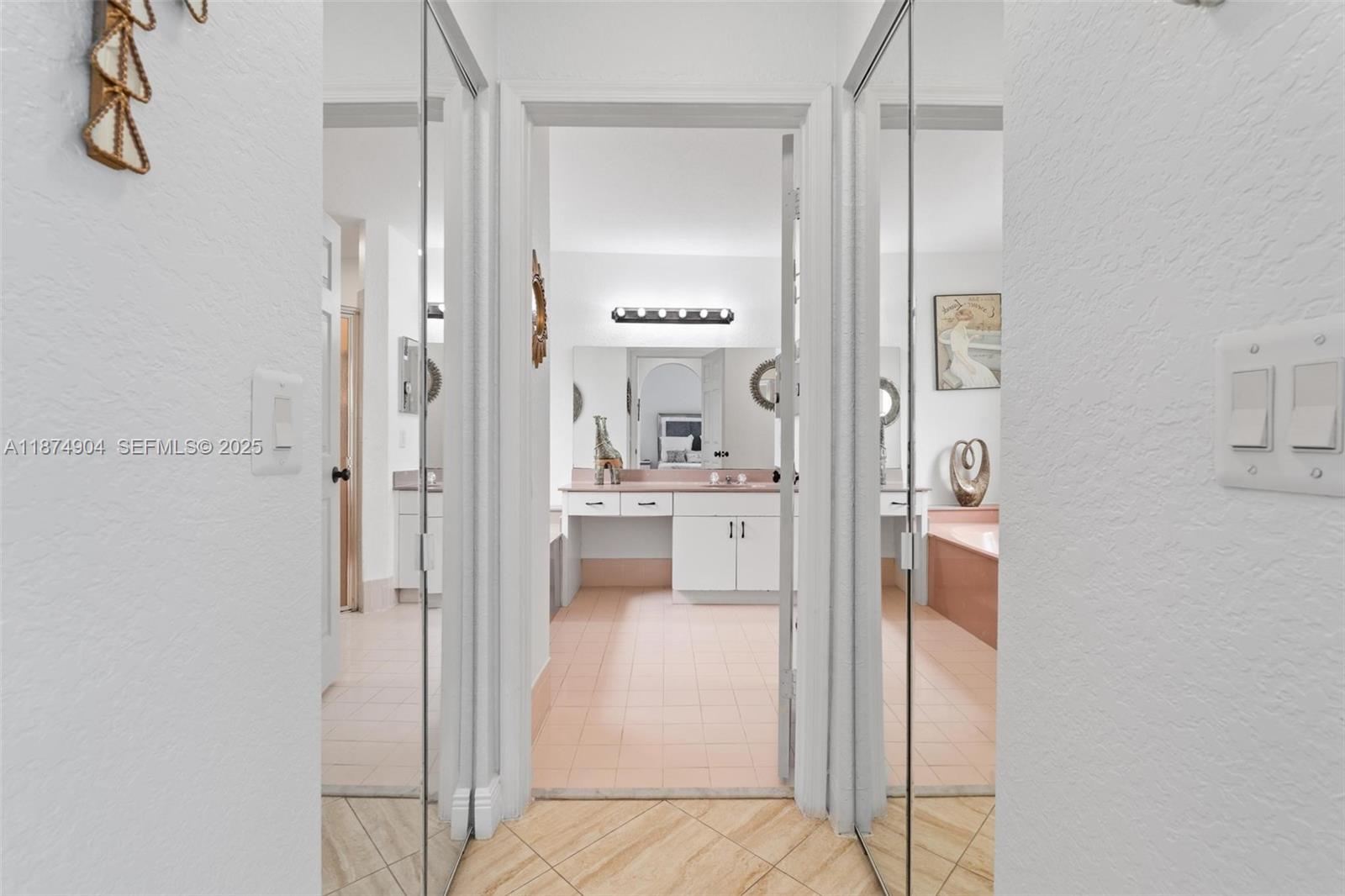 16034 Southwest 83rd Terrace Miami, FL 33193 - Photo 12 of 30 a bathroom with a glass door shower