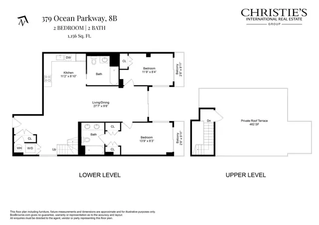 $1,170,000 | 379 Ocean Parkway, Unit PHB | Kensington