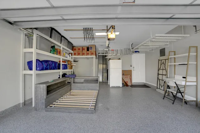 a view of storage and utility room