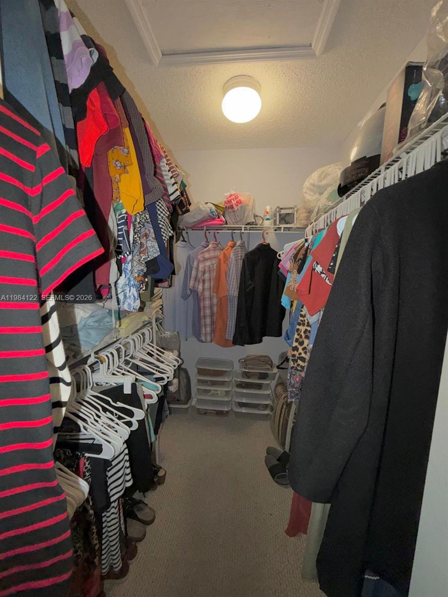 3858 Southwest 153rd Place Miami, FL 33185 - Photo 20 of 37 a view of walk in closet with clothes and shoes