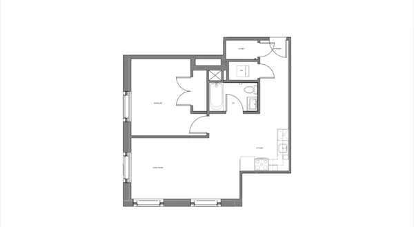a picture of a floor plan