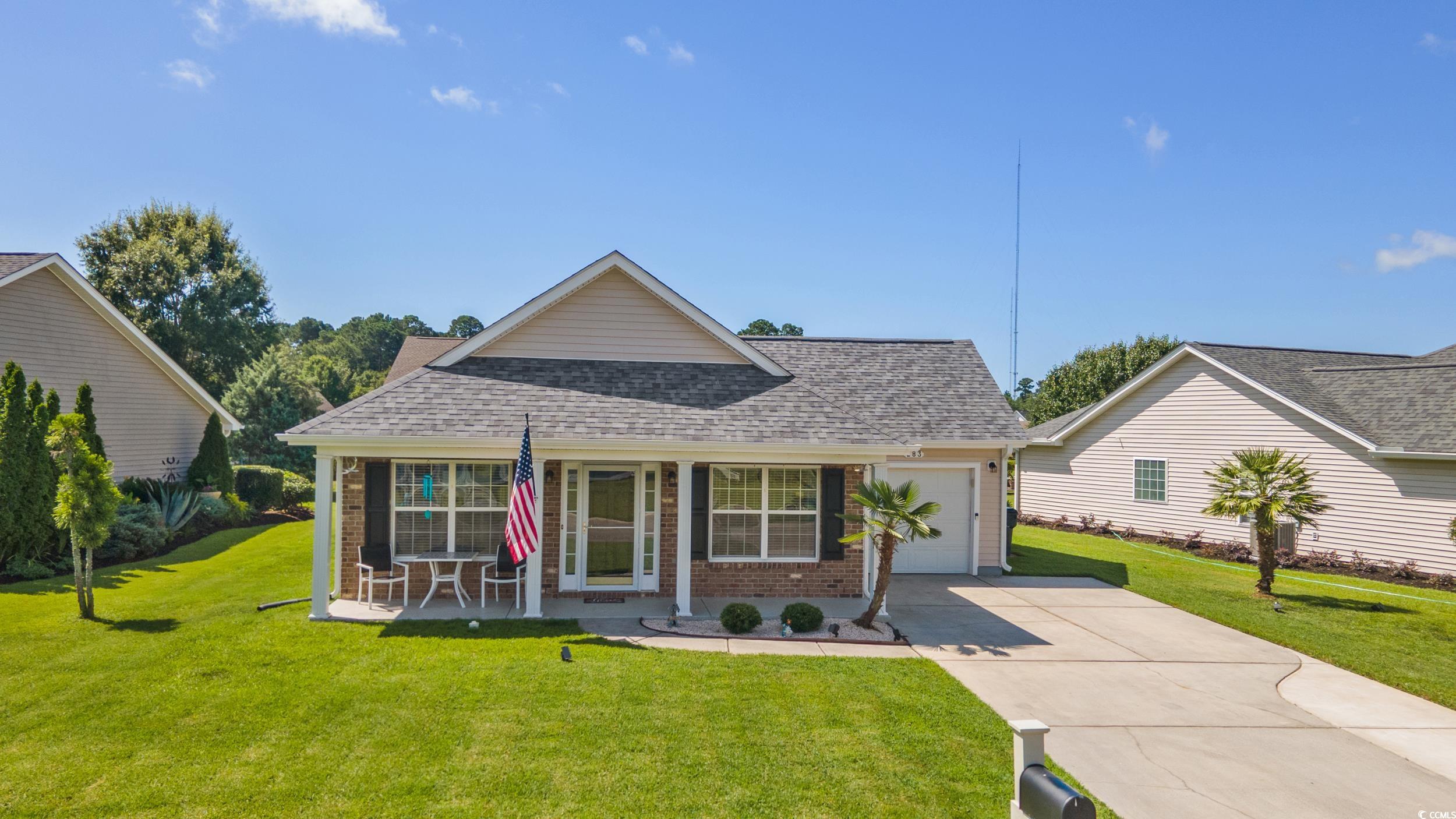 283 Whitchurch Street Murrells Inlet, SC 29576 - Photo 3 of 40 View of front of home with an attached garage, a f