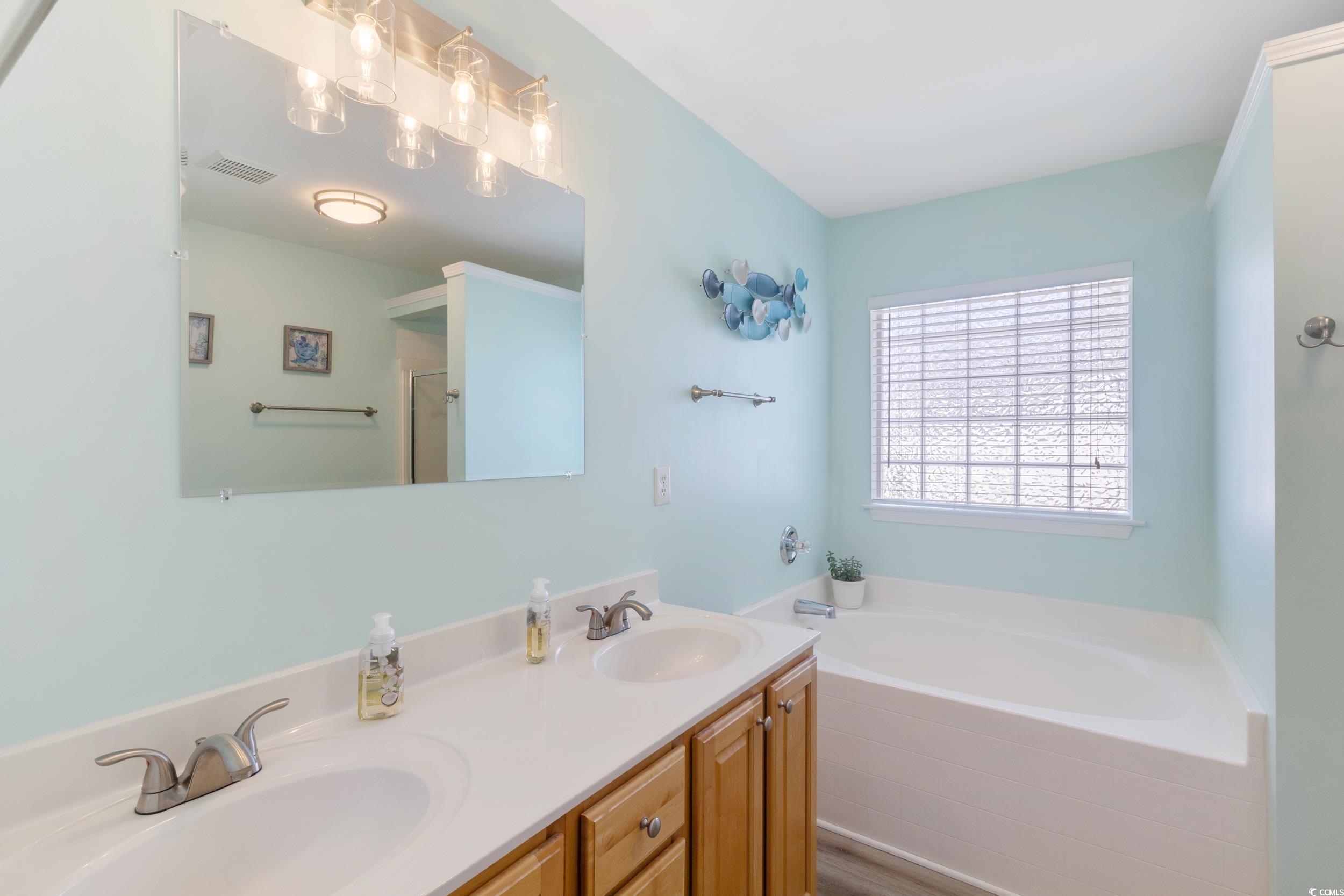 283 Whitchurch Street Murrells Inlet, SC 29576 - Photo 36 of 40 Full bath with a garden tub and double vanity