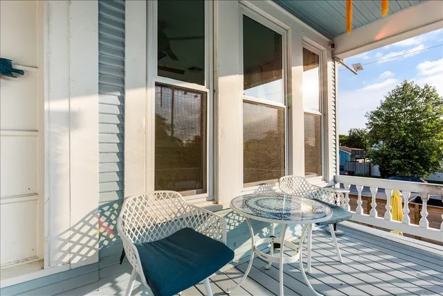 a outdoor space with furniture