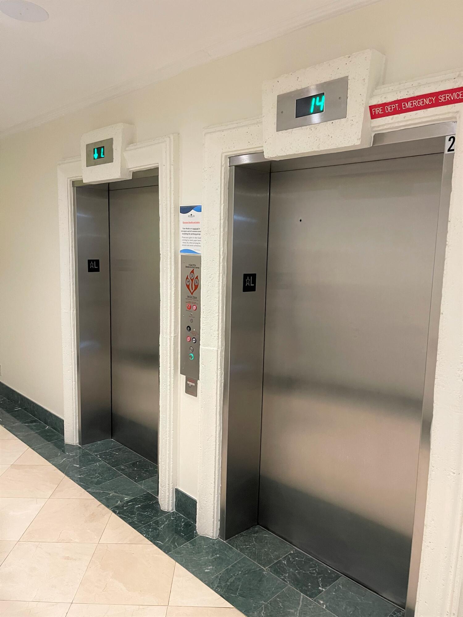 4101 North Ocean Boulevard, Unit 308 Boca Raton, FL 33431 - Photo 5 of 43 New Elevators Building D