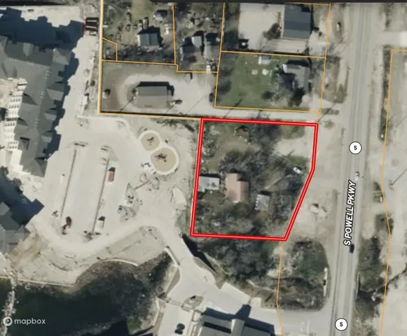 a bird view of a house