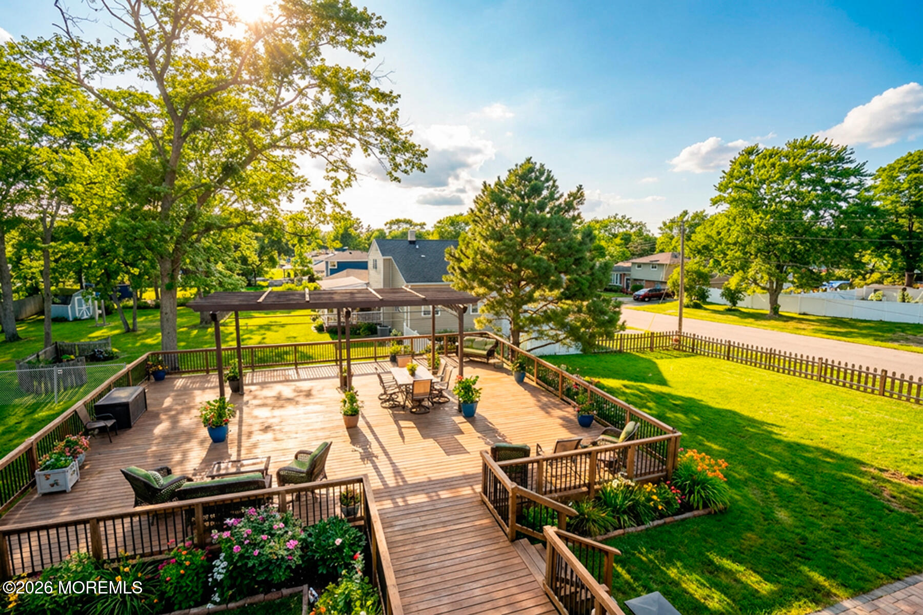 60 Sunset Drive Howell, NJ 07731 - Photo 35 of 56 a view of a swimming pool with a patio