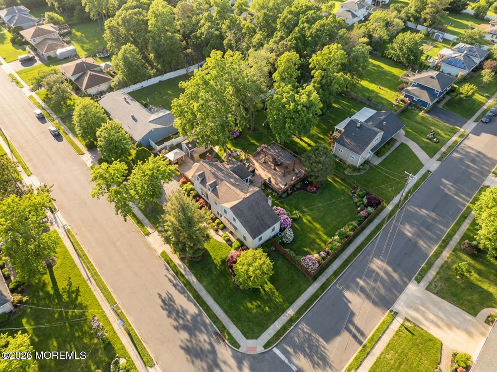 60 Sunset Drive Howell, NJ 07731 - Photo 49 of 56 an aerial view of a residential houses with yard