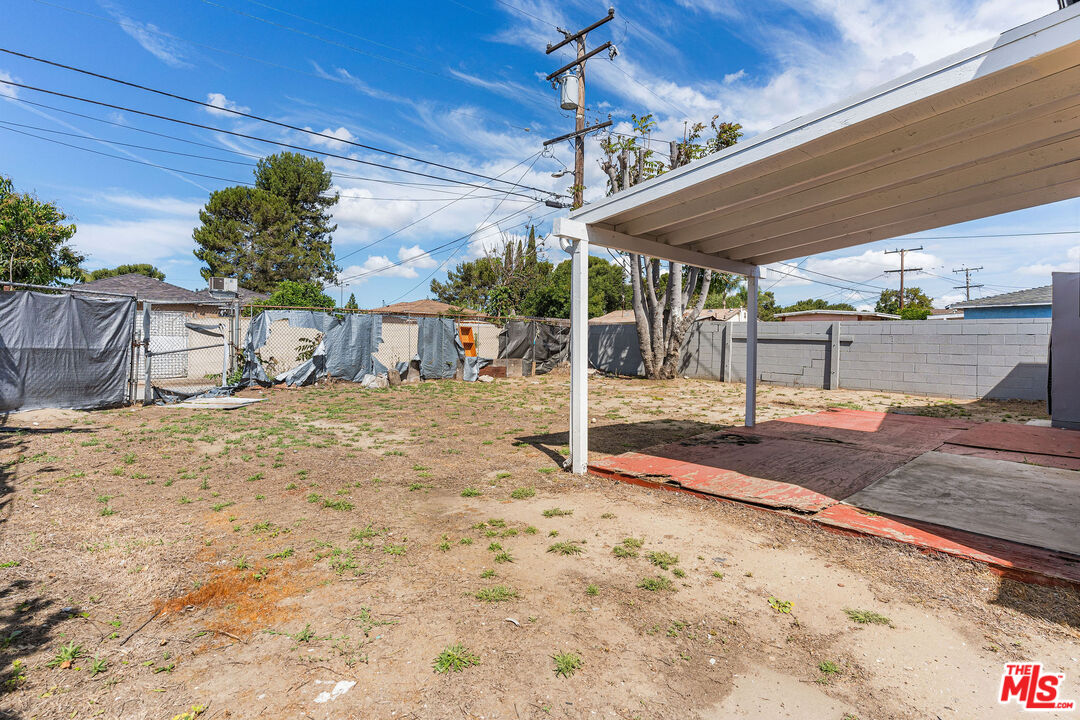 15321 South Frailey Avenue Compton, CA 90221 - Photo 11 of 19 a view of a backyard