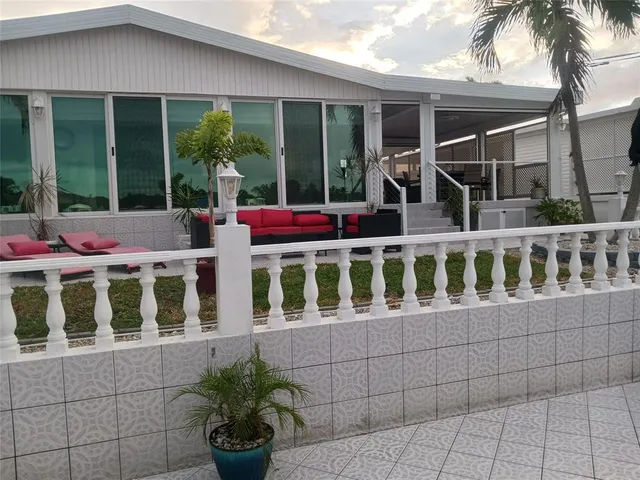 a view of a house with a window