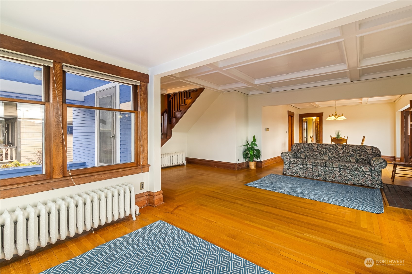 1015 14th Street Bellingham, WA 98225 - Photo 17 of 40 a living room with furniture and a rug