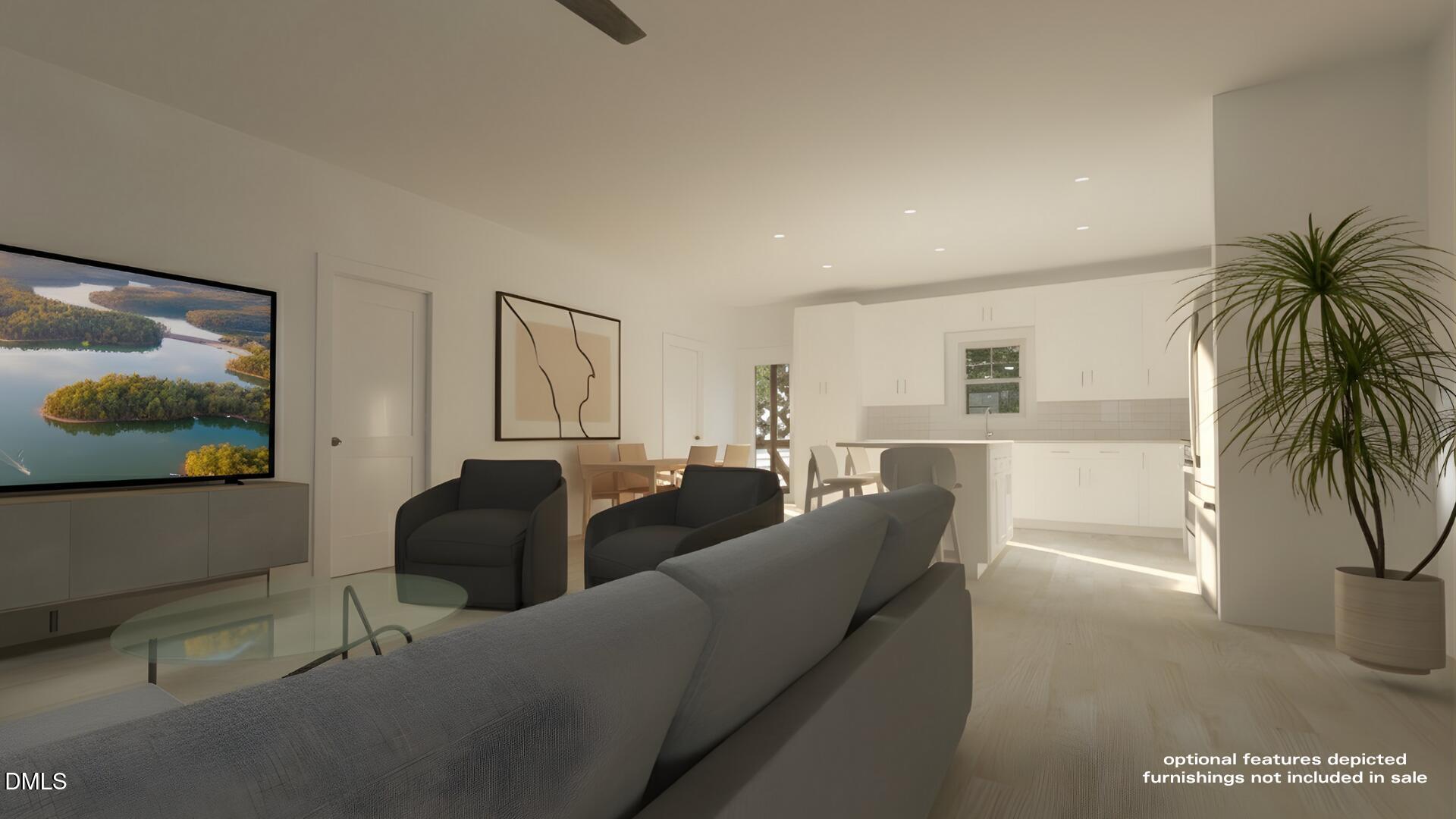 101 Stillwater Lane Roxboro, NC 27574 - Photo 4 of 14 a living room with furniture and a flat screen tv