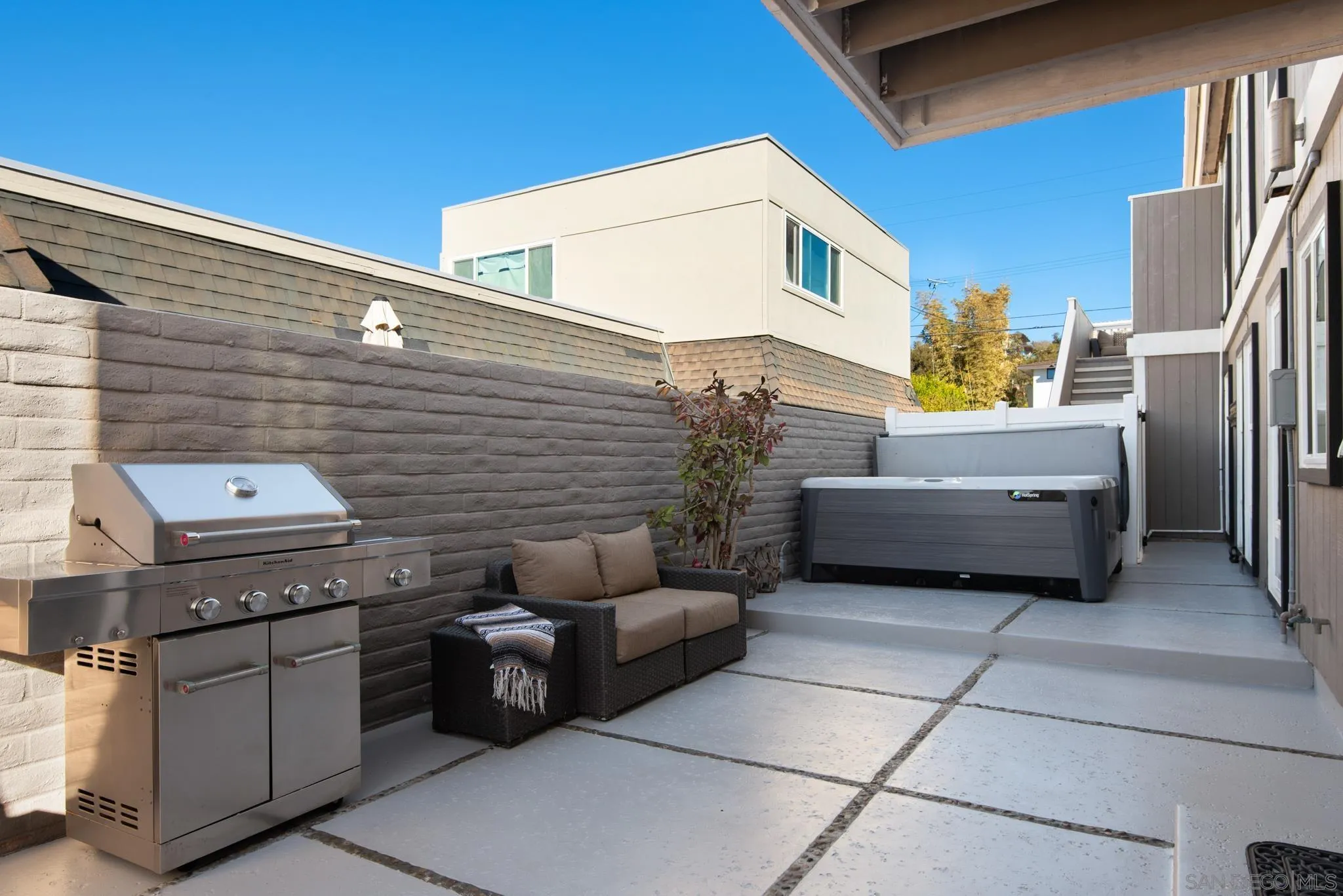 1933 Coast Boulevard Del Mar, CA 92014 - Photo 16 of 47 a view of a patio with couches chairs and fire pit
