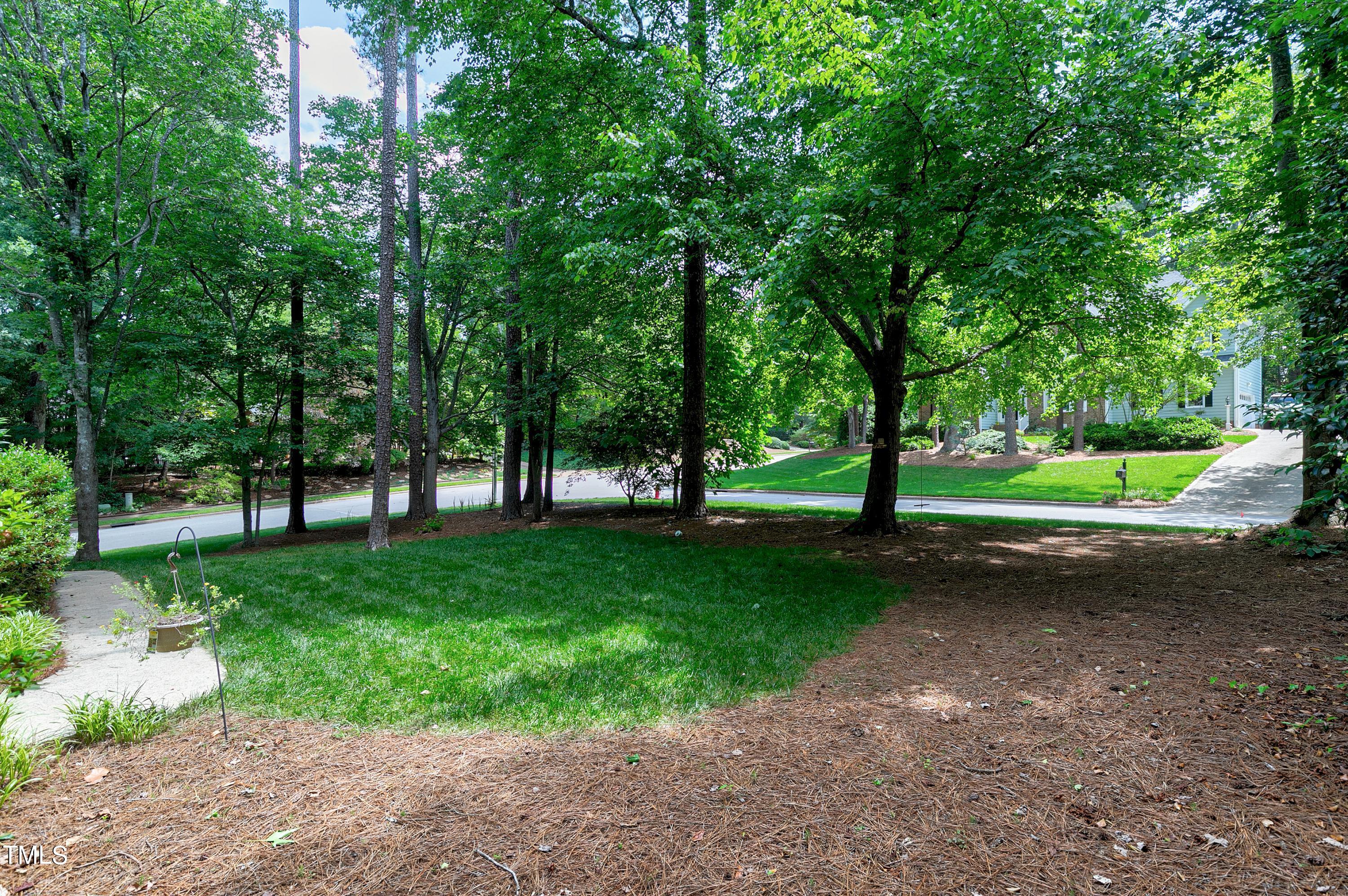 100 Buckden Place Cary, NC 27518 - Photo 57 of 70 a view of a park with large trees