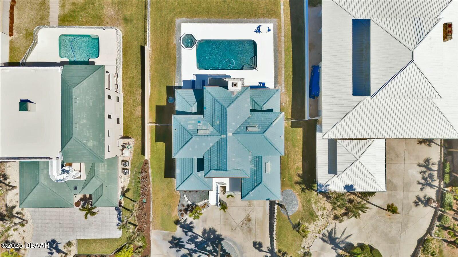 4363 South Atlantic Avenue Ponce Inlet, FL 32127 - Photo 29 of 46 an aerial view of a house with outdoor seating