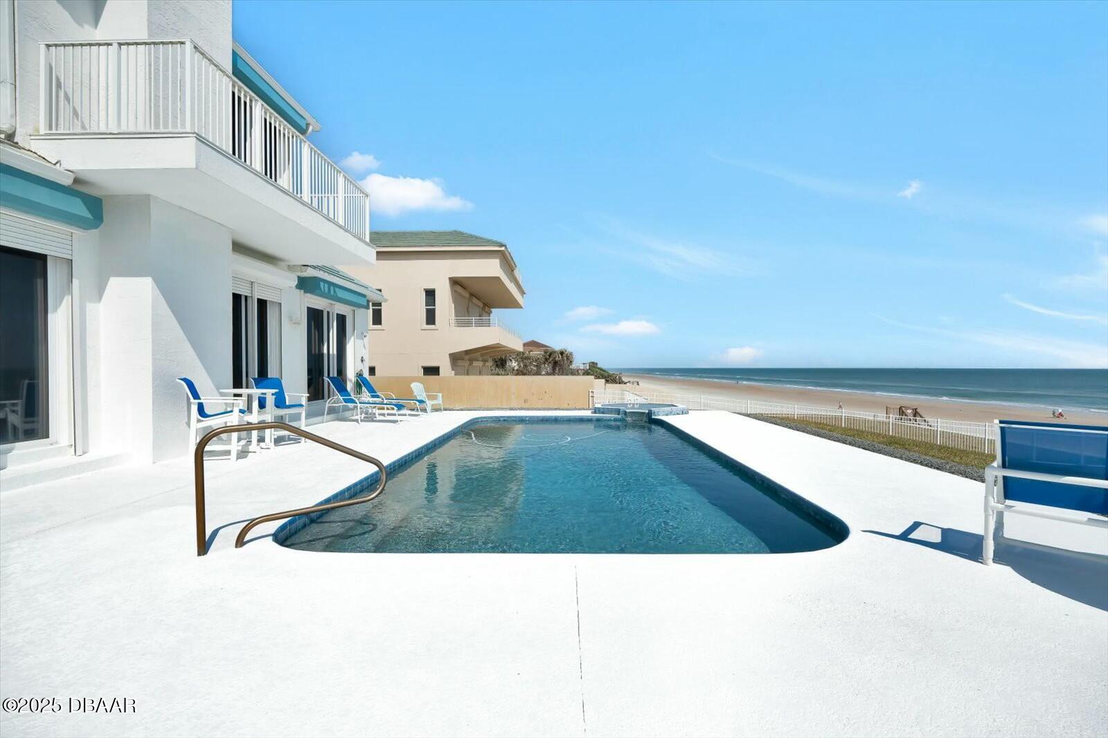 4363 South Atlantic Avenue Ponce Inlet, FL 32127 - Photo 36 of 46 a black and white photo of a living room
