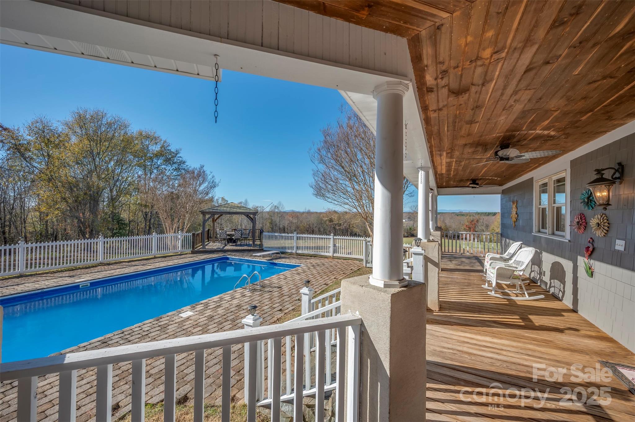 648 Harrill Dairy Road Forest City, NC 28043 - Photo 25 of 47 a view of a balcony with yard
