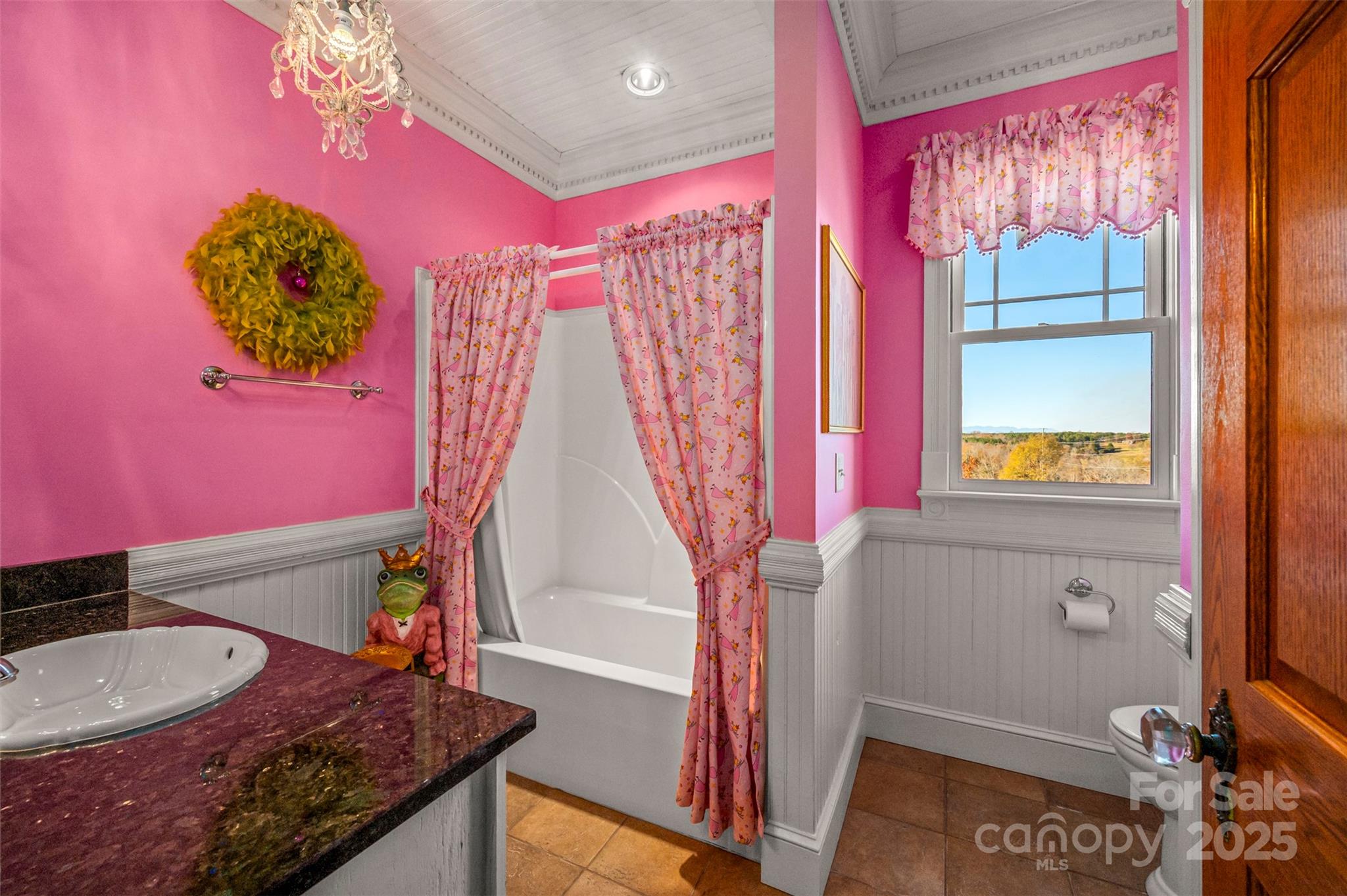 648 Harrill Dairy Road Forest City, NC 28043 - Photo 38 of 47 a bathroom with a granite countertop sink and a mirror