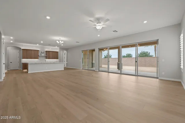 wooden floor in an empty room