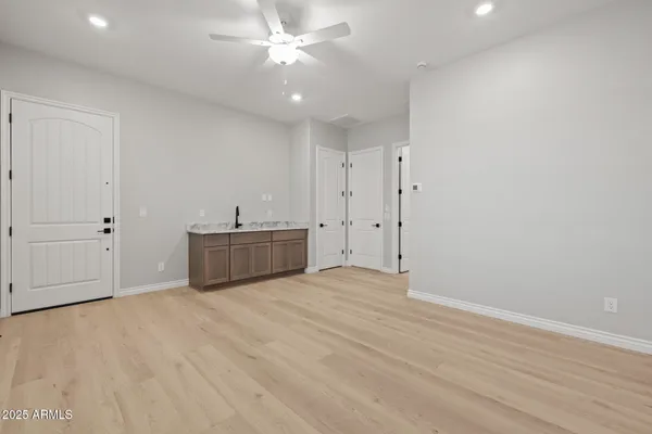 a view of a water heater room