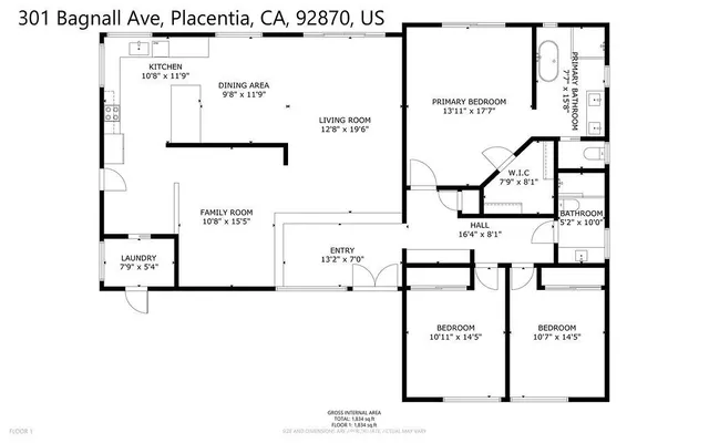 $1,299,000 | 301 Bagnall Avenue, Placentia, CA 92870