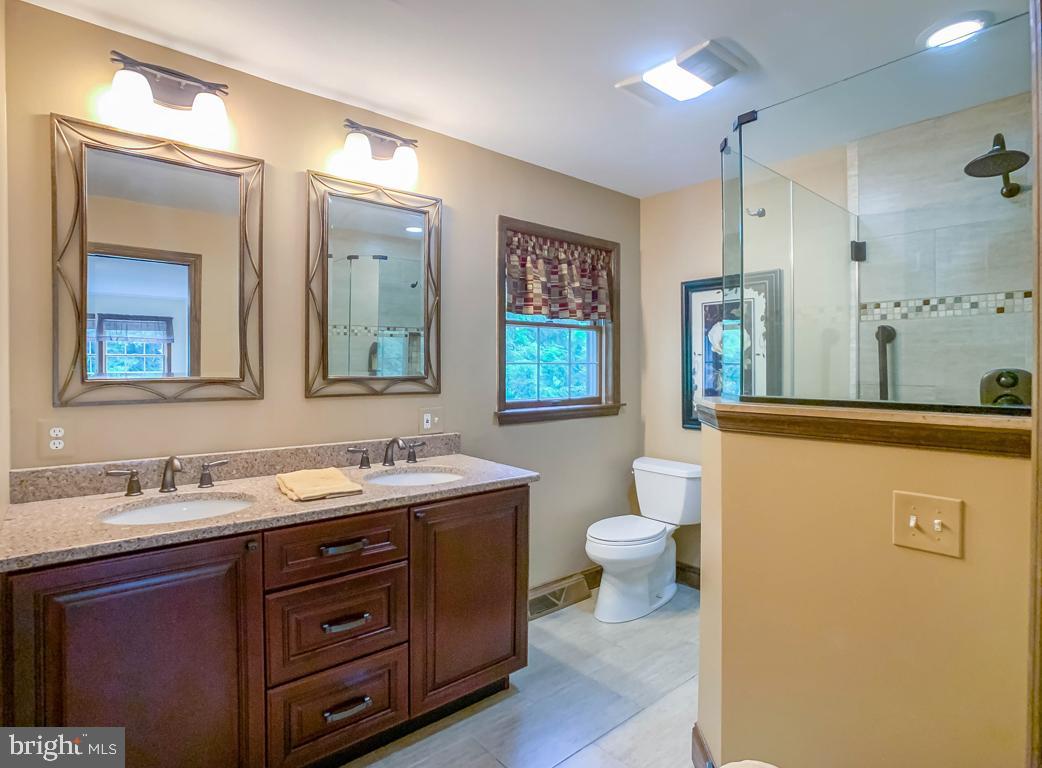 228 Rices Mill Road Wyncote, PA 19095 - Photo 41 of 64 Exquisitely-decorated Ensuite Primary Bathroom!