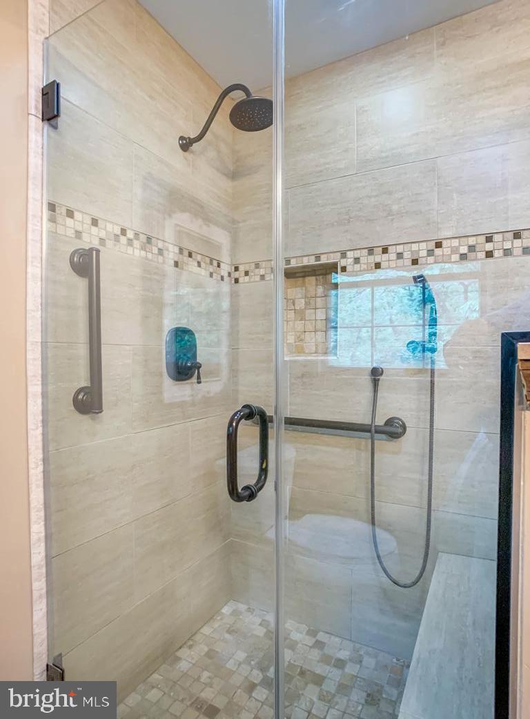 228 Rices Mill Road Wyncote, PA 19095 - Photo 42 of 64 Gorgeous glass-enclosed shower in Ensuite Bathroom