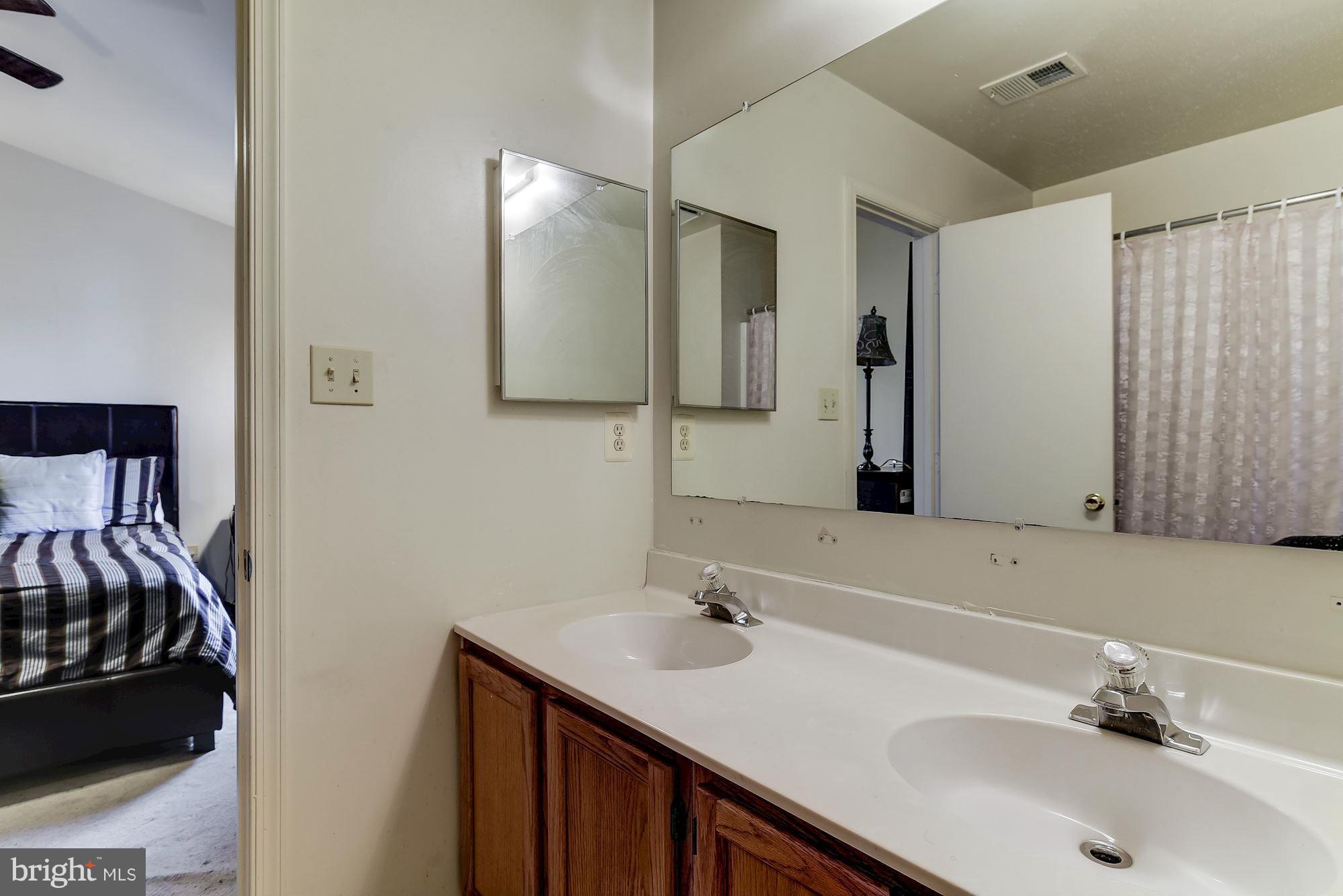 804 Alabaster Court Capitol Heights, MD 20743 - Photo 17 of 30 a bathroom with a sink and a mirror