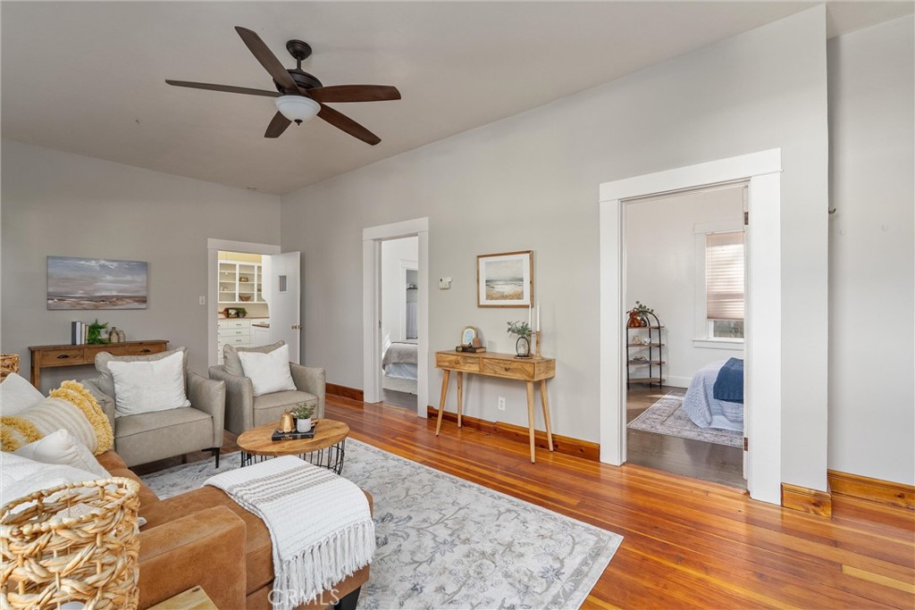 1805 Hemlock Street Chico, CA 95928 - Photo 17 of 61 a living room with furniture and a wooden floor