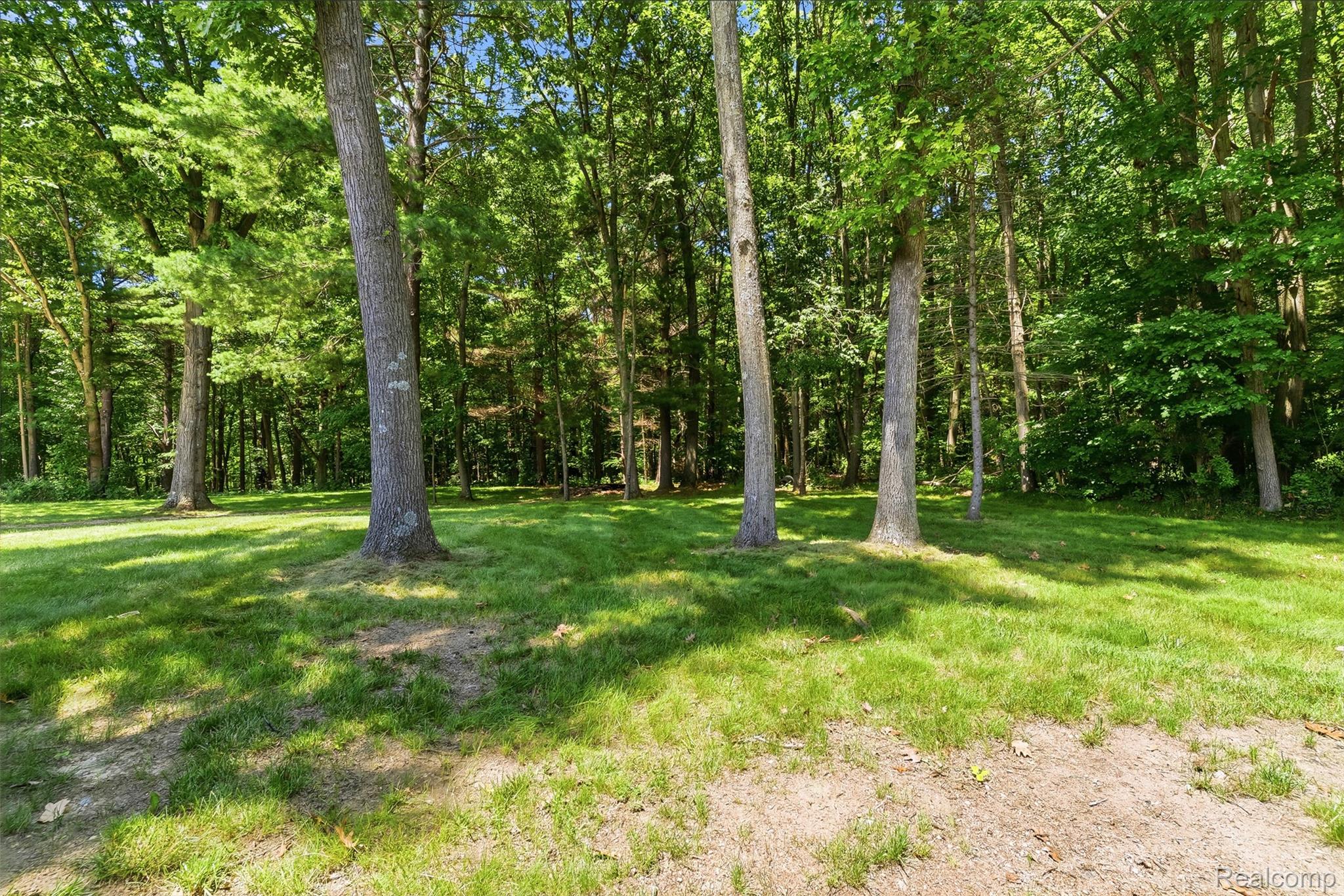 3656 Stanley Road Columbiaville, MI 48421 - Photo 40 of 65 Expansive wooded property featuring mature trees and a verdant lawn