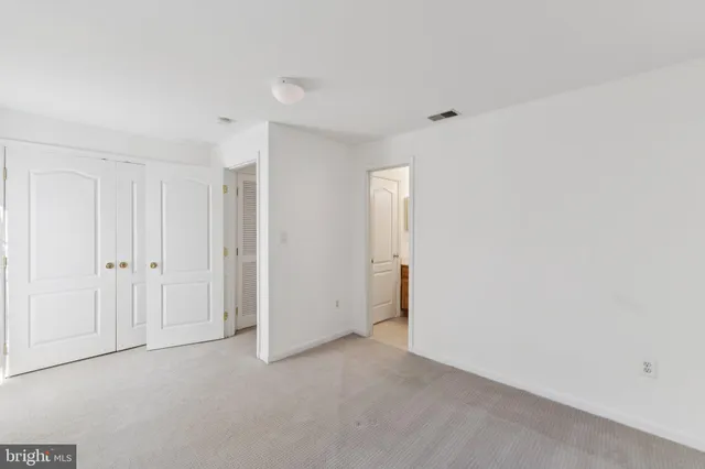 a view of an empty room