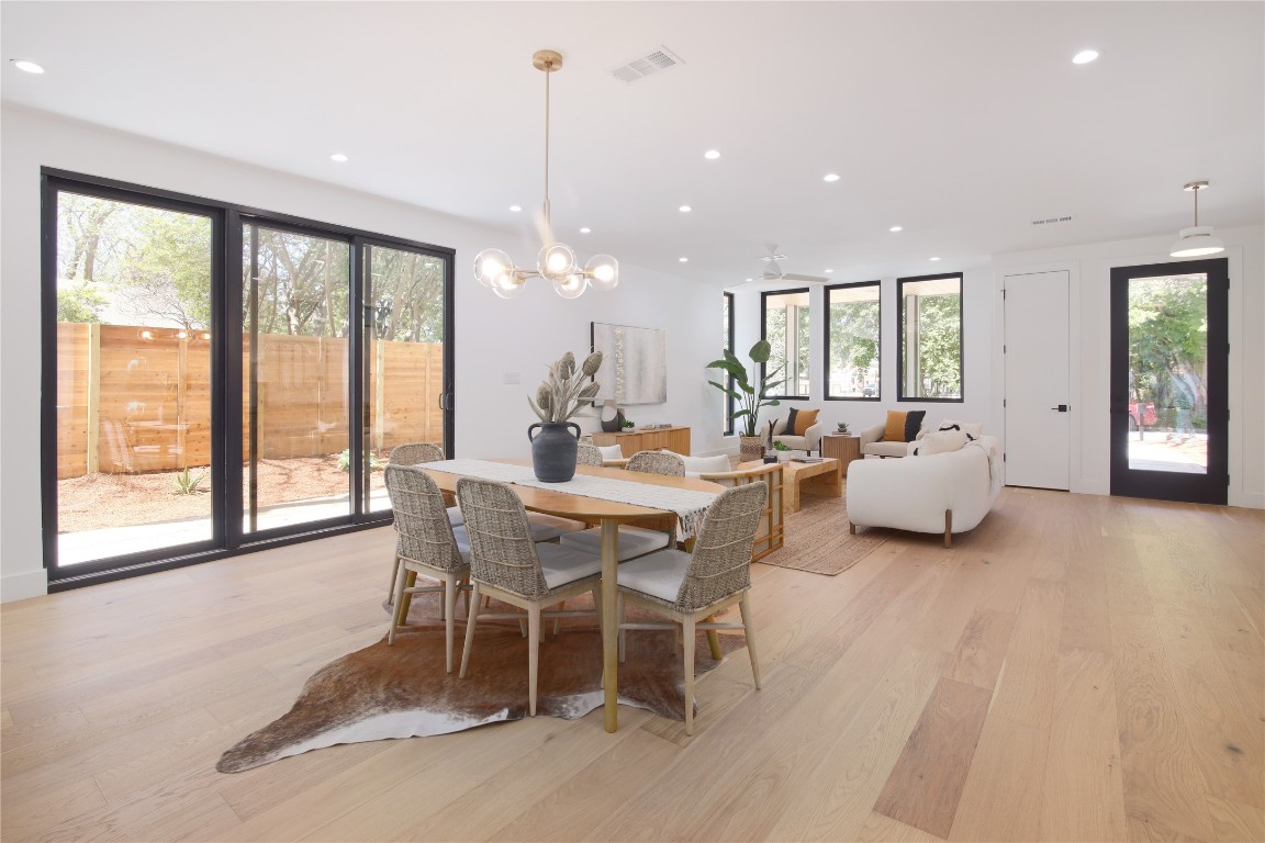 2401 Willow Street Austin, TX 78702 - Photo 12 of 38 a view of a dining room with furniture window and outside view