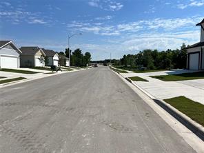 13309 Riding Drive Manor, TX 78653 - Photo 32 of 34 View of asphalt street featuring sidewalks, curbs, street lighting, and a residential view