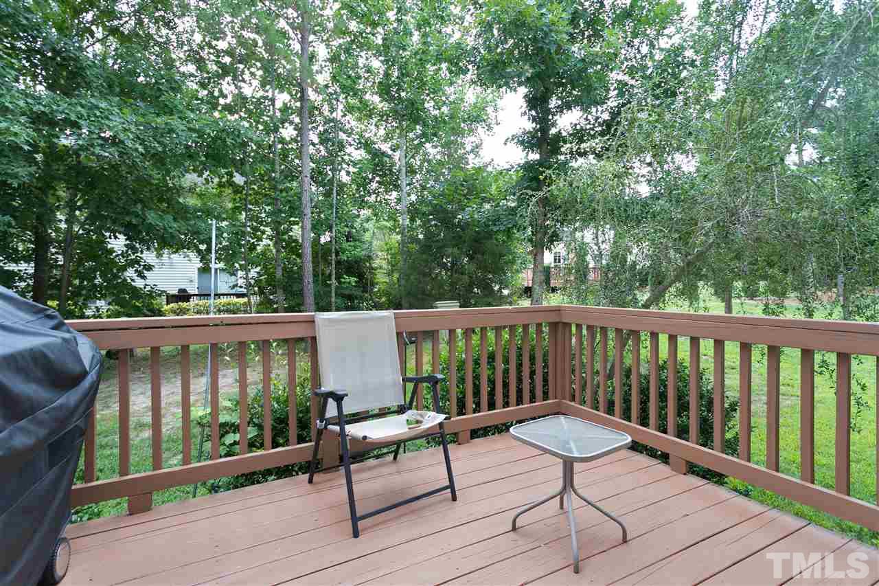 119 Key Biscayne Court Raleigh, NC 27603 - Photo 19 of 24 a view of a two chairs in the deck