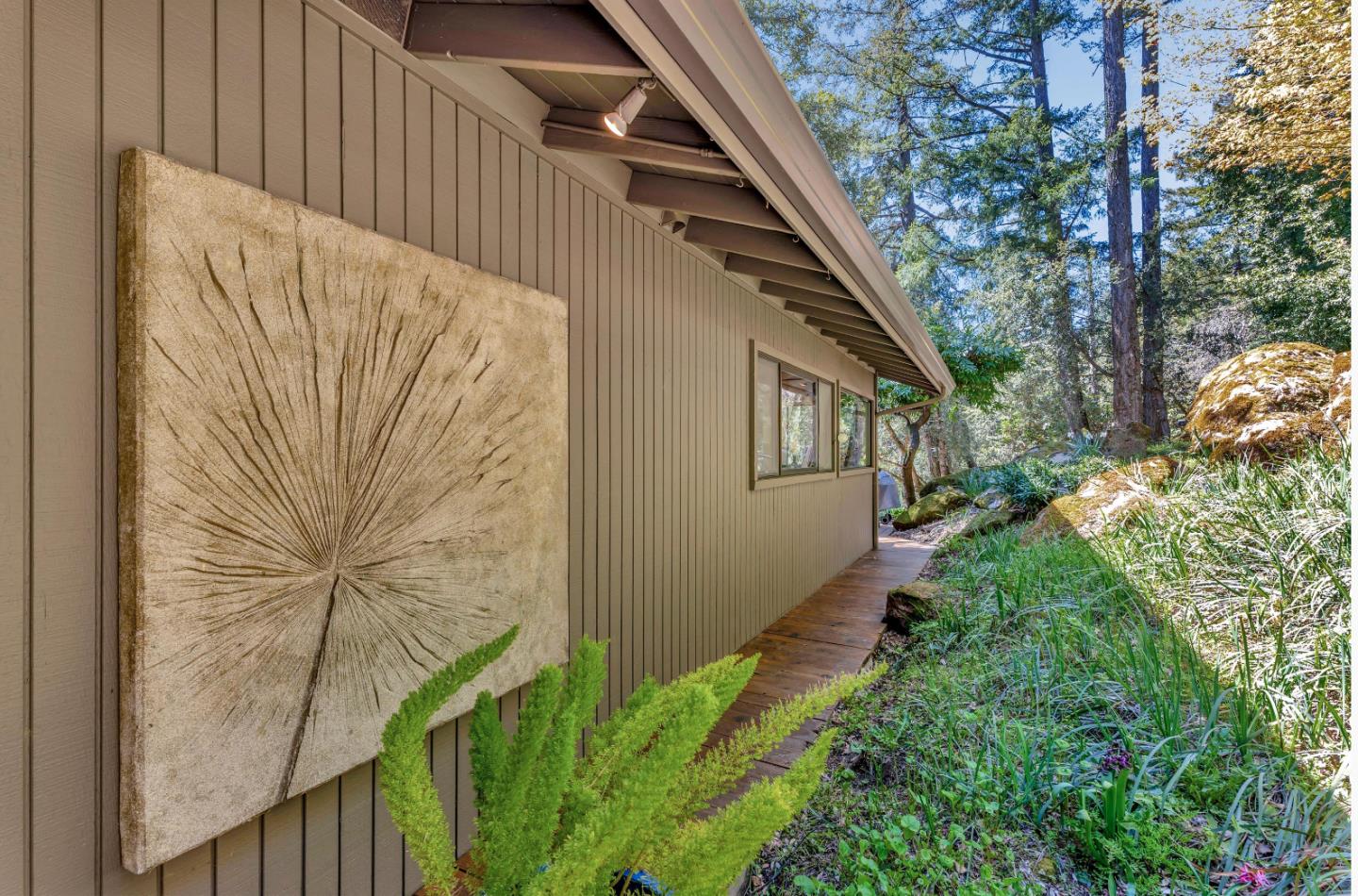 19170 Old Vineyard Road Los Gatos, CA 95033 - Photo 3 of 52 a view of a house with a small yard and wooden fence