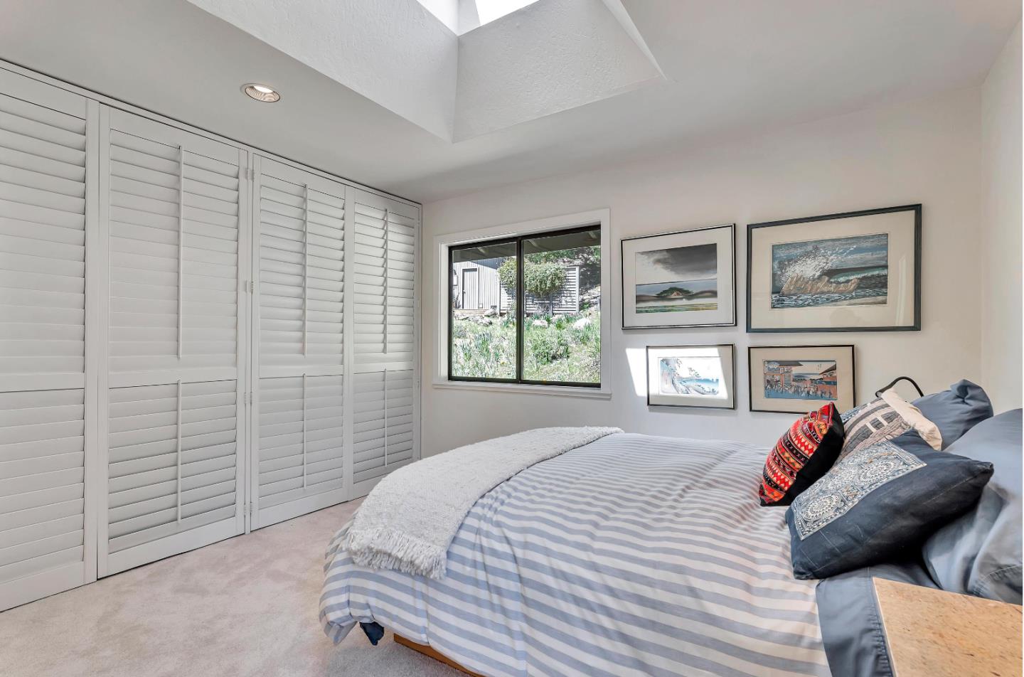 19170 Old Vineyard Road Los Gatos, CA 95033 - Photo 34 of 52 a bedroom with a bed and a window