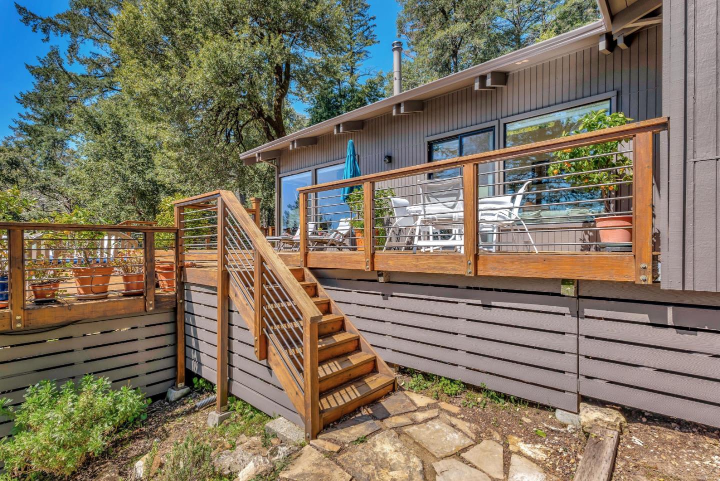 19170 Old Vineyard Road Los Gatos, CA 95033 - Photo 38 of 52 a view of outdoor space with seating