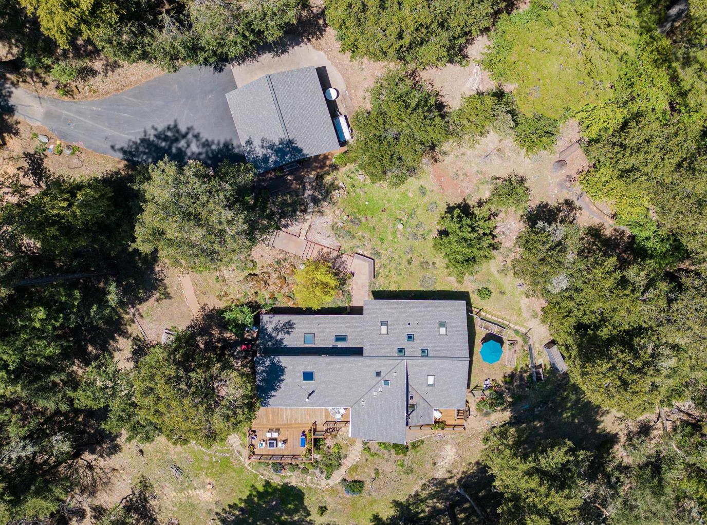 19170 Old Vineyard Road Los Gatos, CA 95033 - Photo 50 of 52 an aerial view of a house