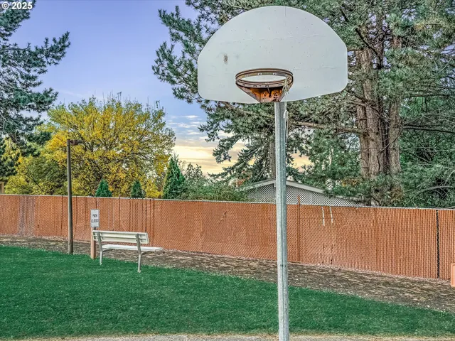 a view of wooden fence
