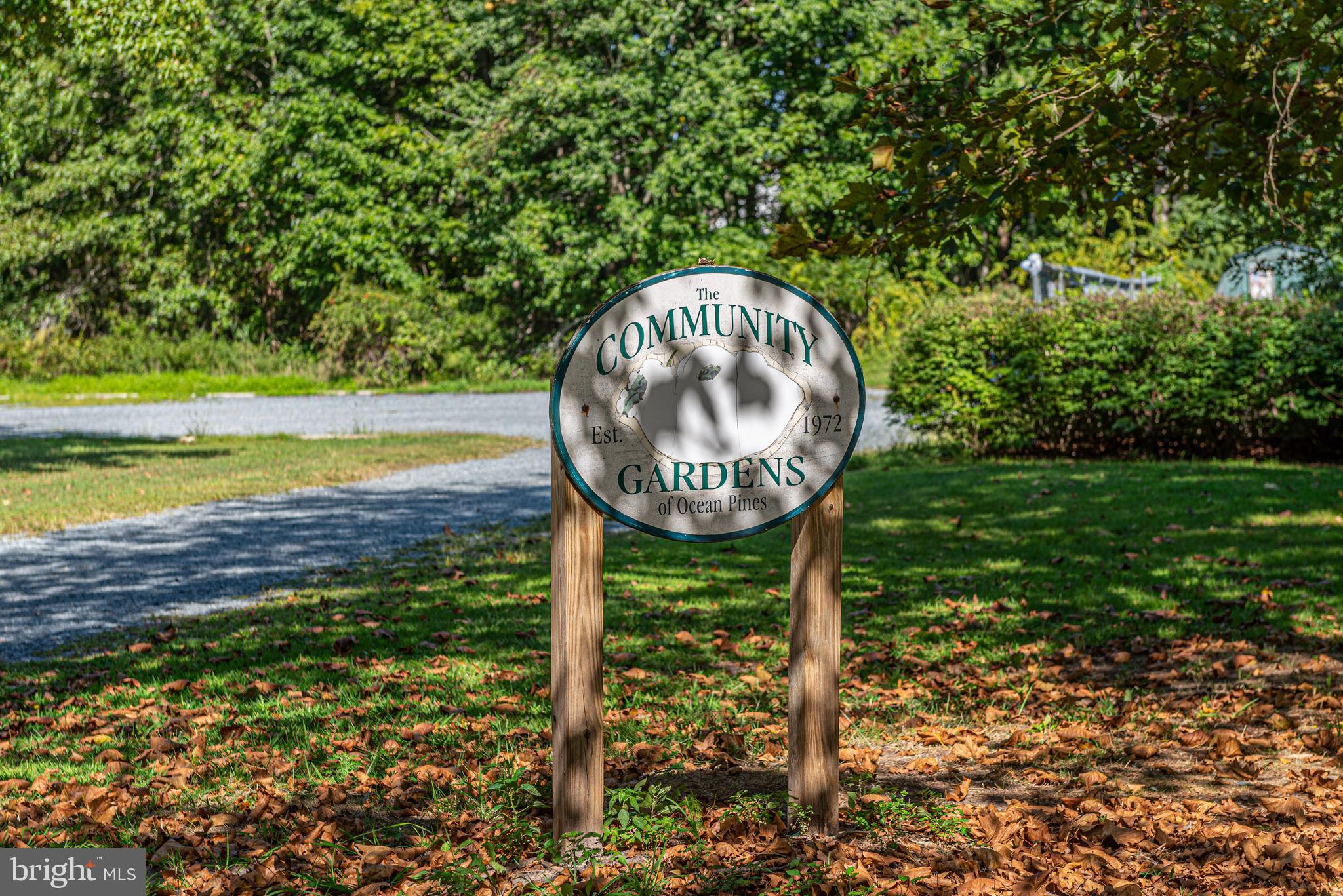 135 Windjammer Road Berlin, MD 21811 - Photo 72 of 76 a view of a garden with a bench in a garden