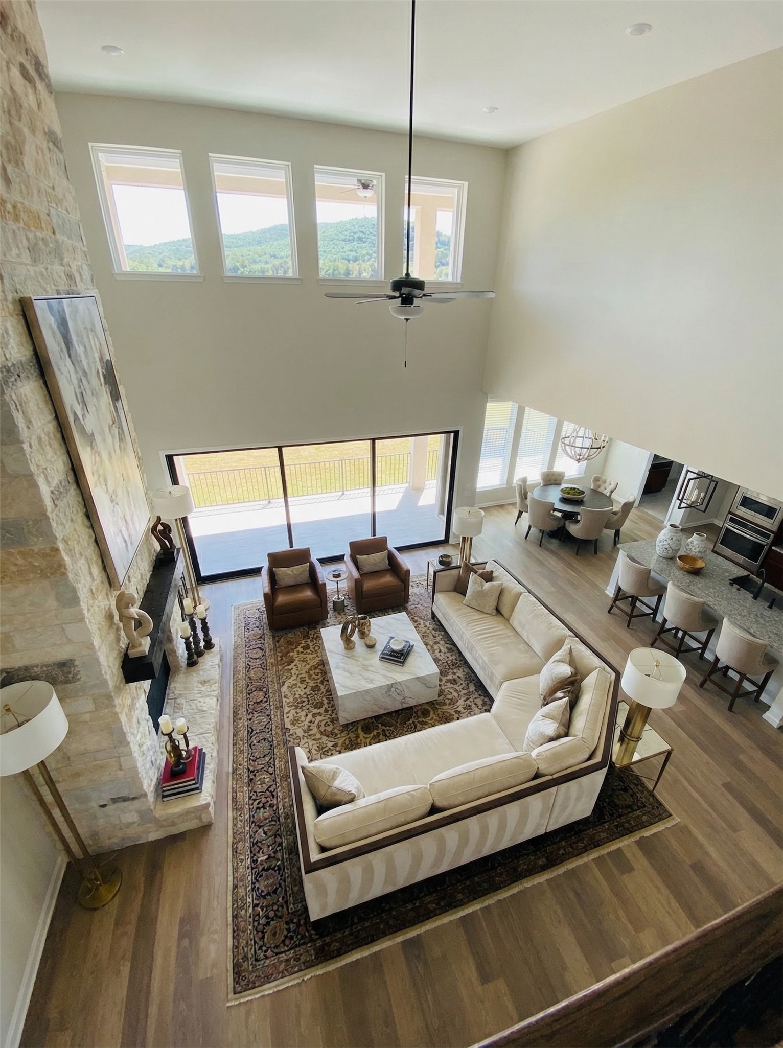 2660 Novara Trail Leander, TX 78641 - Photo 6 of 25 a living room with furniture and wooden floor